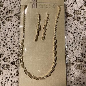 Necklace Earrings Bracelet Set New